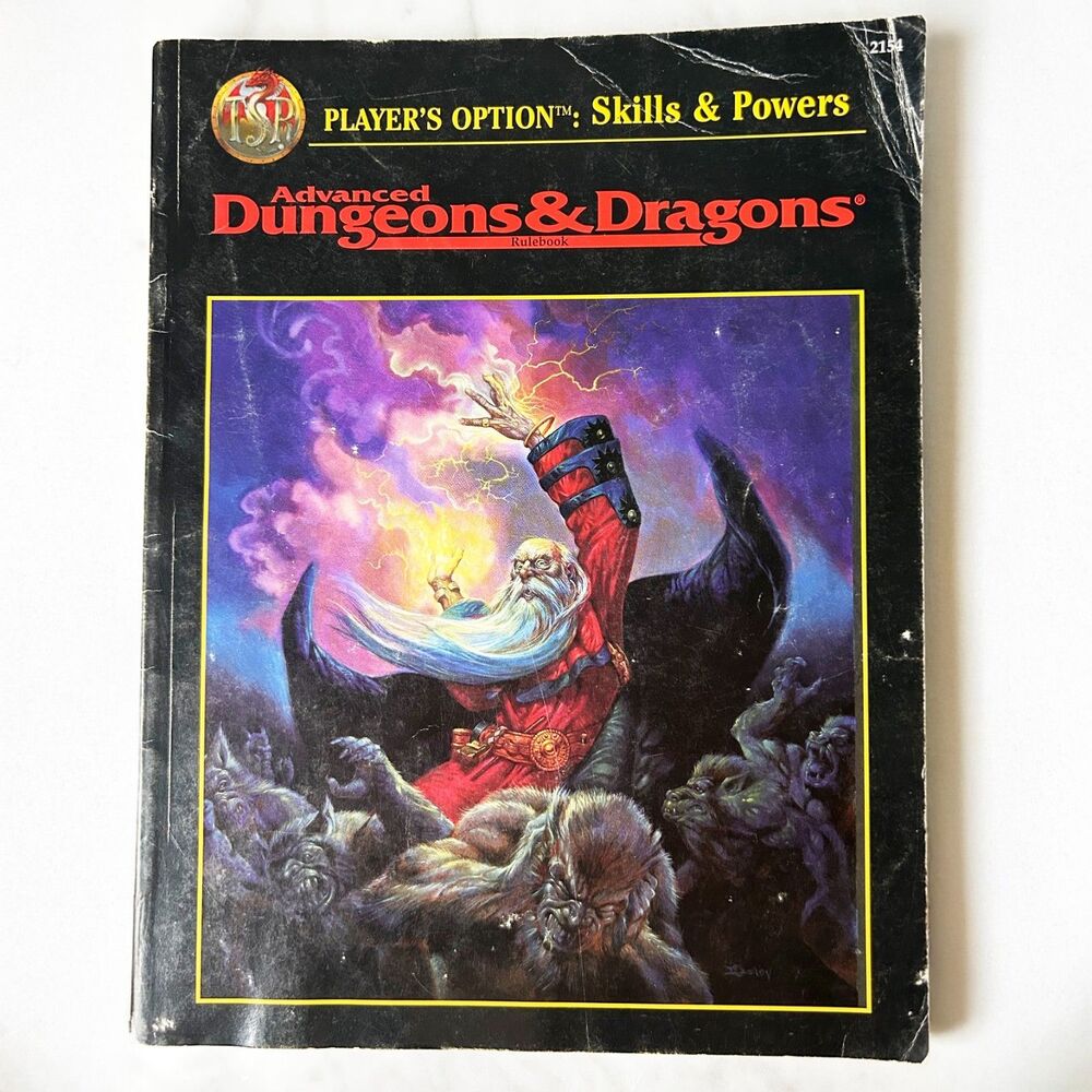 Player's Option:Skills & Powers Advanced Dungeons & Dragons Book D & D 1996